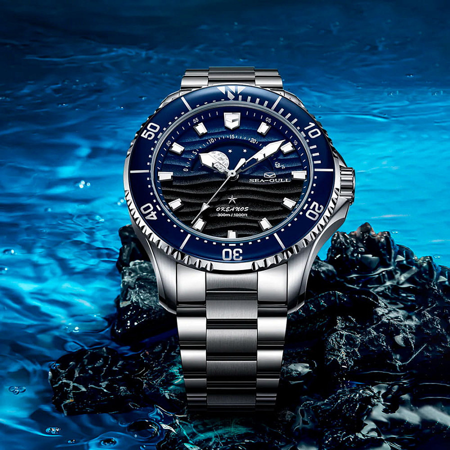 Часы Seagull Ocean Star 816.32.1215 — сталь металл, Китай