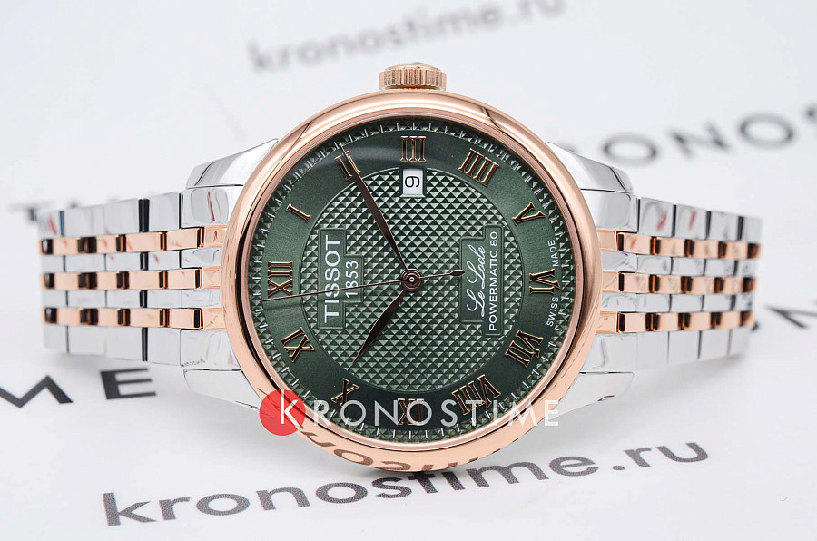 Часы Tissot Le Locle Powermatic 80 T006.407.22.093.01 — механические, металл сталь