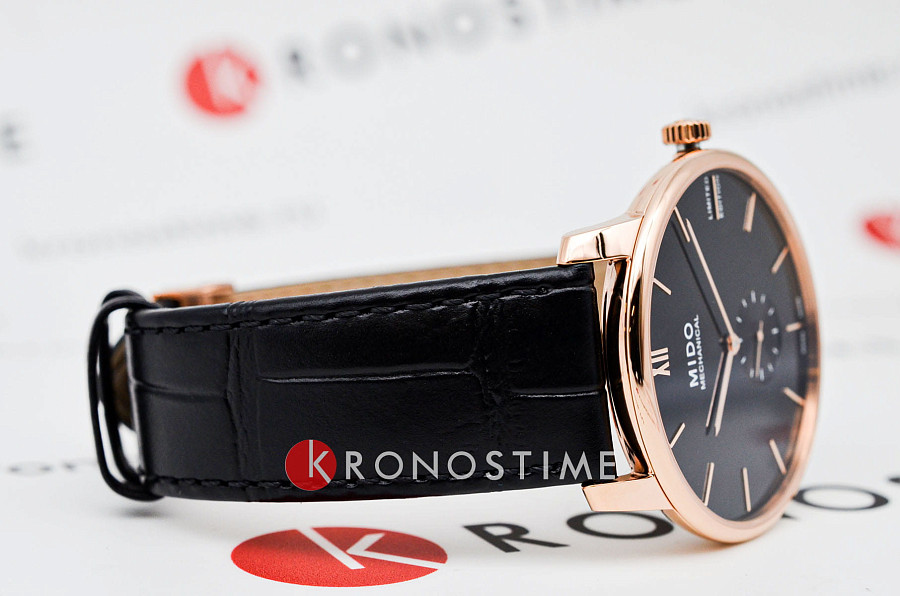 Часы Mido Baroncelli Mechanical M037.405.36.050.00 — металл сталь, Швейцария