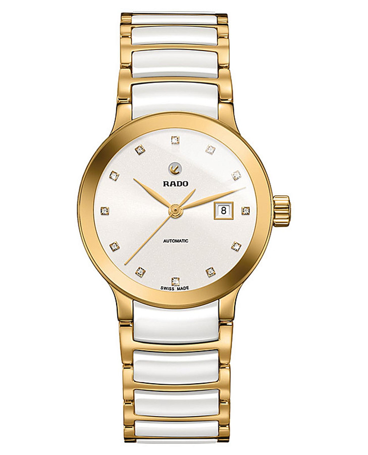 Часы Rado Centrix Automatic Diamonds R30080752 — женские, белый
