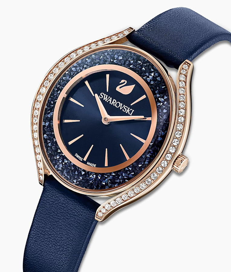 Часы Swarovski Crystalline Aura 5519447 — кварцевые, металл сталь