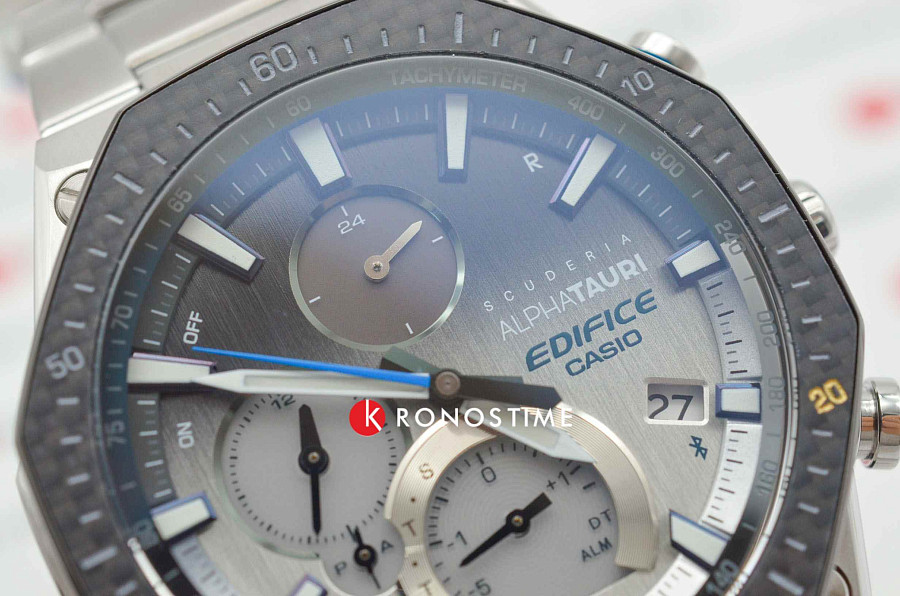 Часы Casio Edifice EQB-1100AT-2A — нержавеющая сталь, мужские