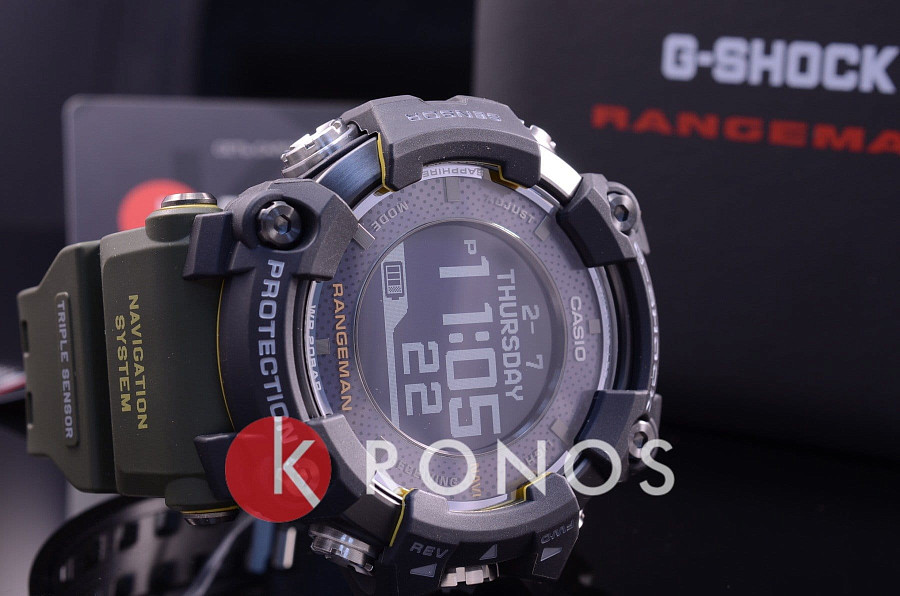 Часы Casio G-Shock GPR-B1000-1B — сталь металл пластик, Япония