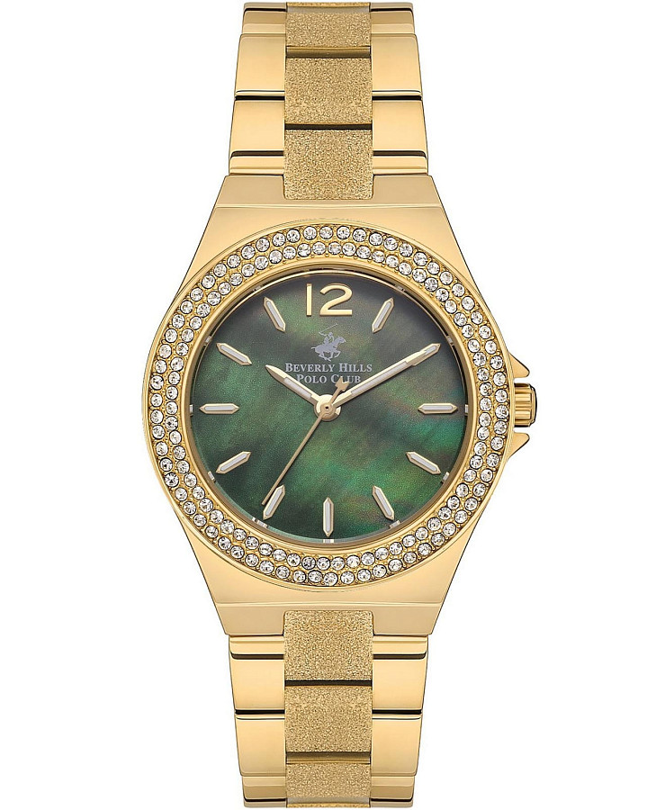 Часы Beverly Hills Polo Club BP3591X.170 — женские, зеленый
