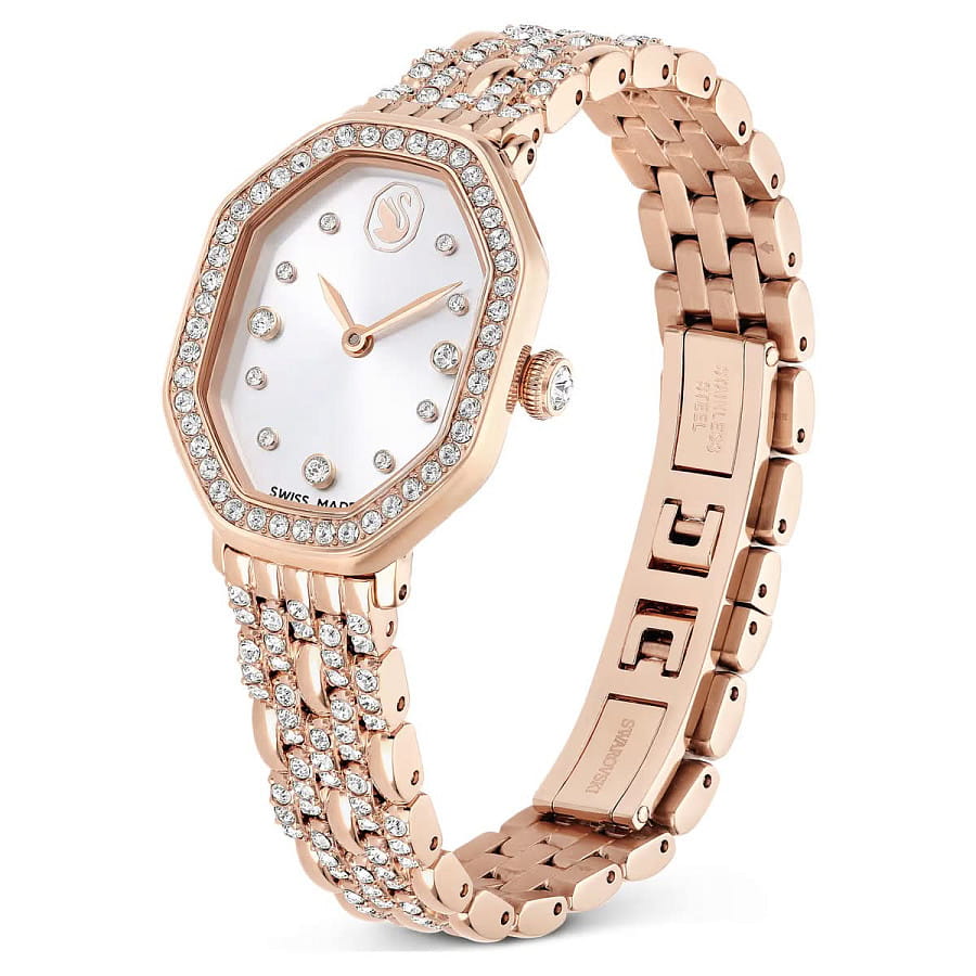 Часы Swarovski Dextera Octagon 5715517 — кварцевые, металл сталь