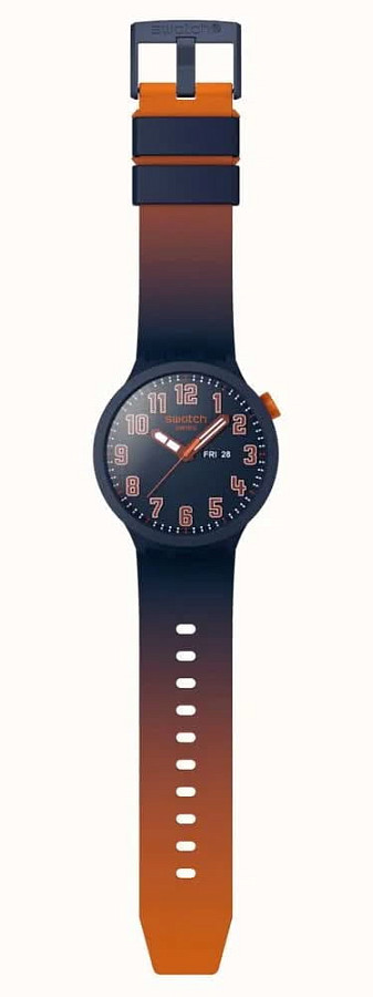 Часы Swatch Big Bold SB01S700 — синий, пластик