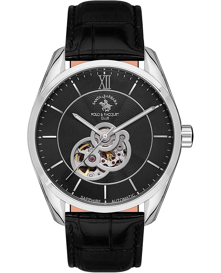 Часы Santa Barbara Polo & Racquet Club Luxury SB.4.1008-2 — мужские, черный