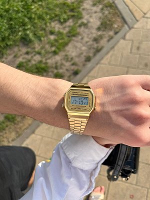 Фото покупателя: Японские наручные часы Casio Vintage A168WG-9WDF (A168WG-9W)