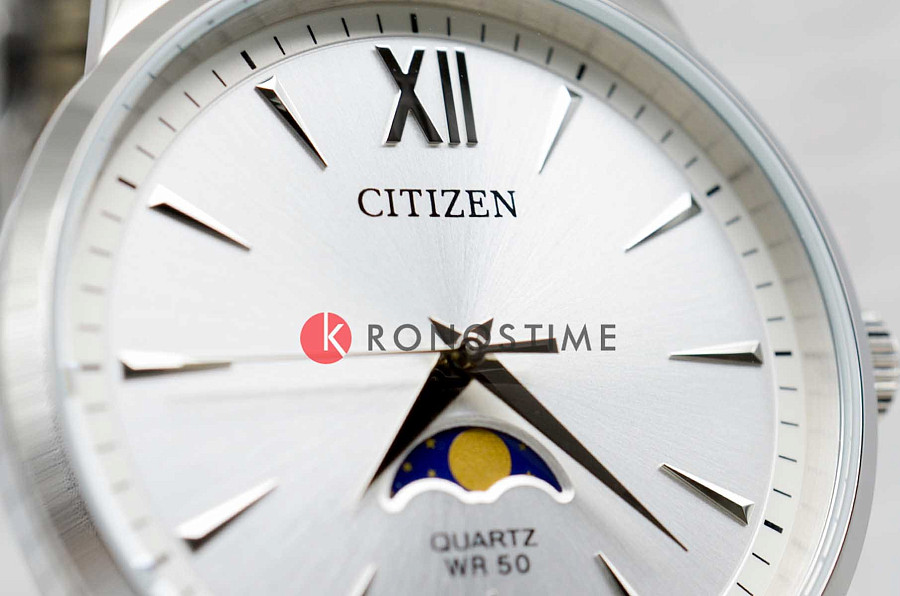 Часы Citizen Basic Moonphase AK5000-54A — нержавеющая сталь, мужские
