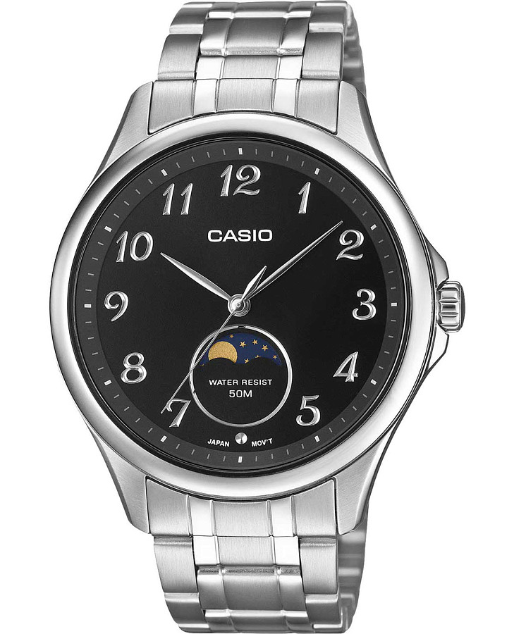 Часы Casio Collection MTP-M110D-1A — мужские, черный