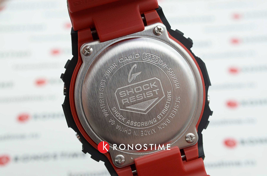 Часы Casio G-Shock DW-5600HR-1E — мужские, артикул DW-5600HR-1E