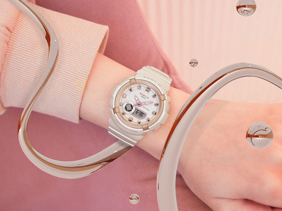 Часы Casio Baby-G BGA-280BA-4ADR (BGA-280BA-4A) — кварцевые, пластик