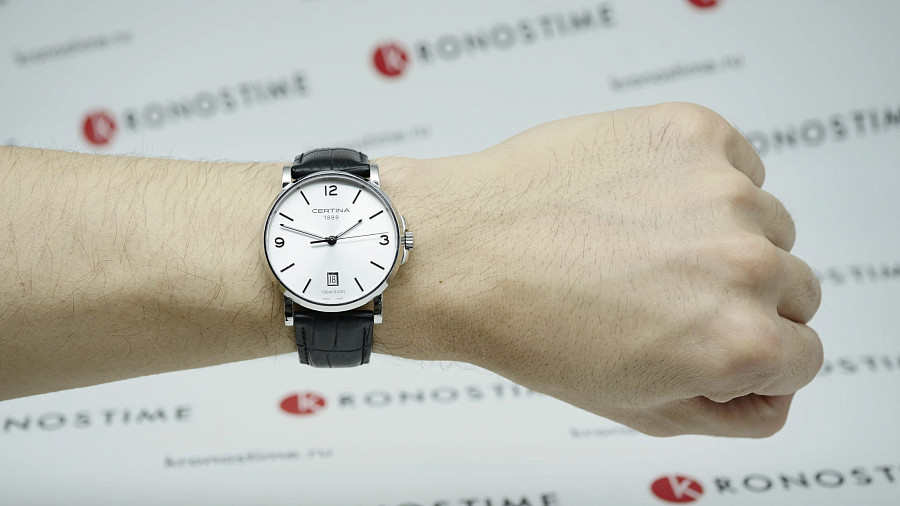 Часы Certina DS Caimano C017.410.16.037.00 — кварцевые, металл сталь