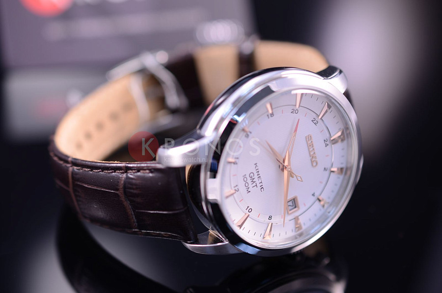 Часы Seiko Conceptual Series Dress SUN035P1 — автокварц (кинетик), металл сталь