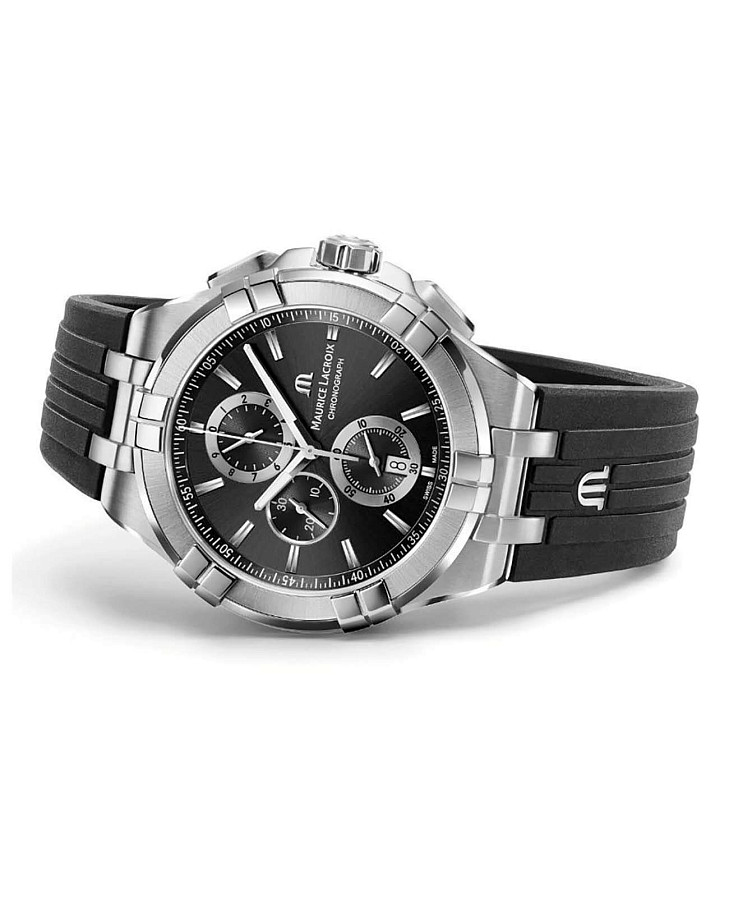 Часы Maurice Lacroix Aikon Chronograph AI1018-SS001-330-2 — сталь металл, Швейцария