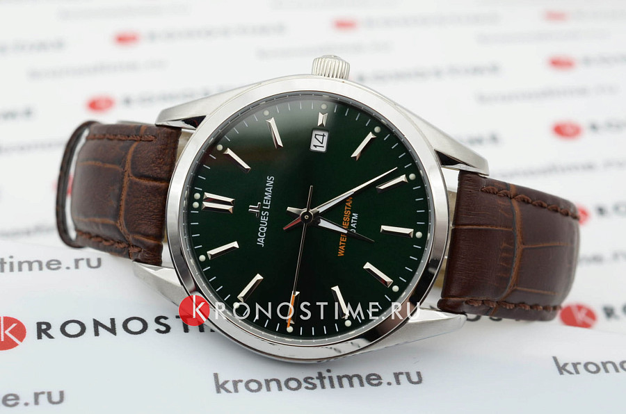 Часы Jacques Lemans Classic 1-1859D — кожаный, мужские