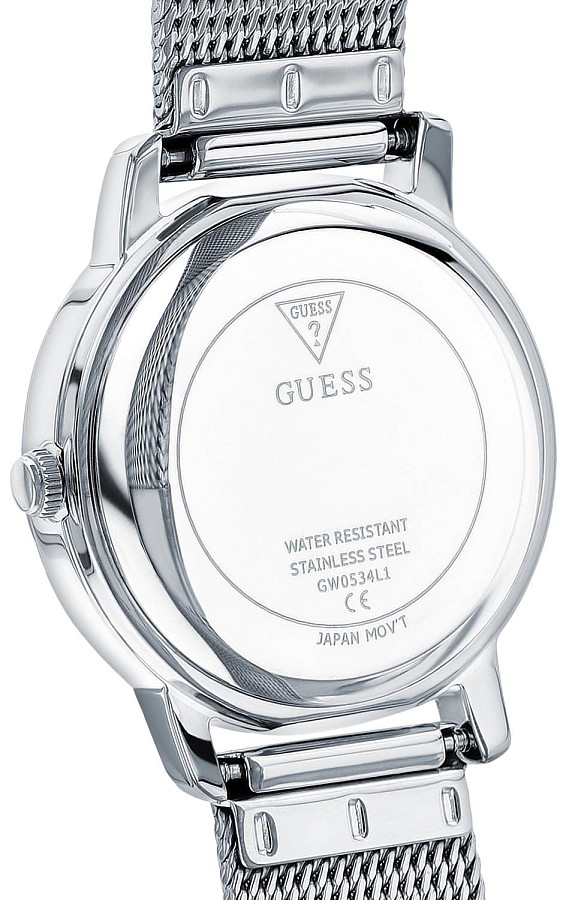 Часы Guess Melody GW0534L1 — серебристый, металл сталь