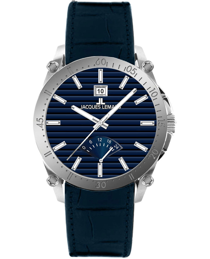Часы Jacques Lemans Derby 1-2202C — мужские, синий