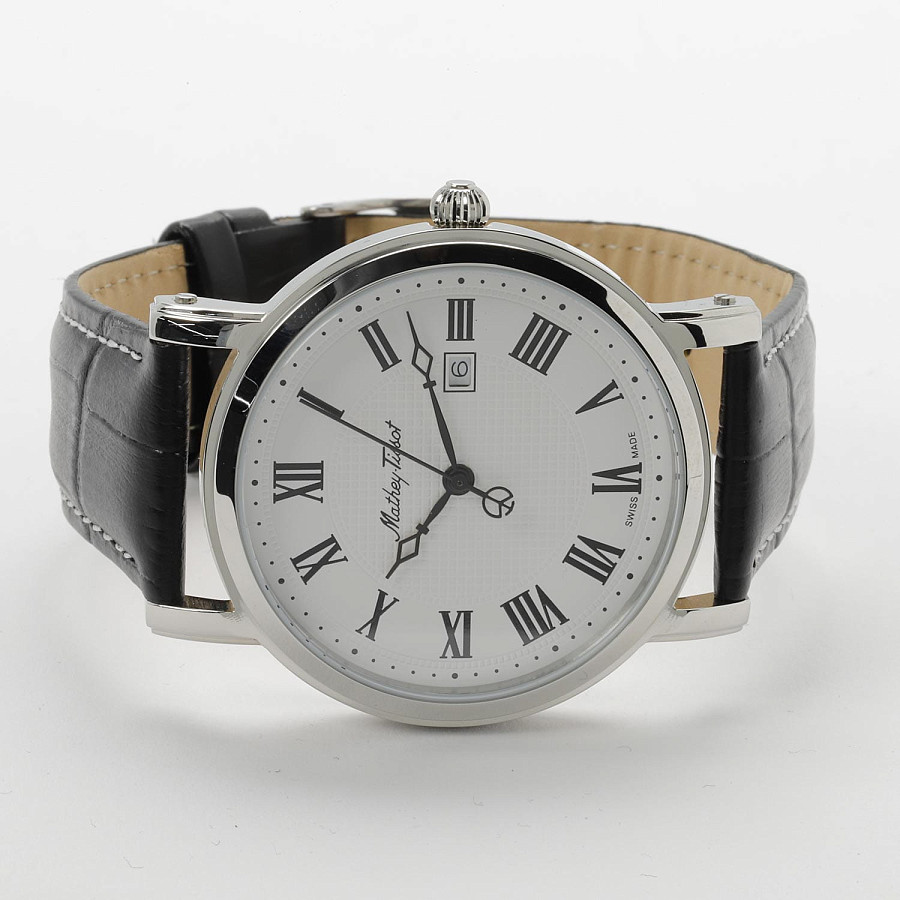 Часы Mathey-Tissot City Leather HB611251ABR — сталь металл, Швейцария