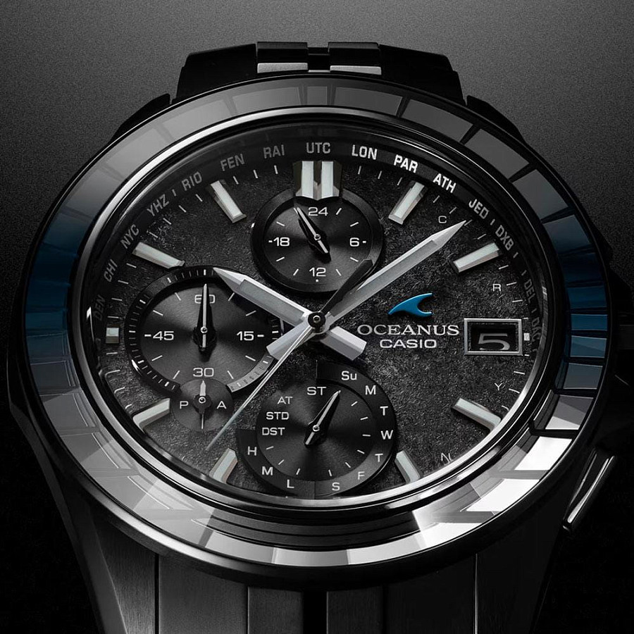 Часы Casio Oceanus OCW-S7000CN-1A — кварцевые, титан