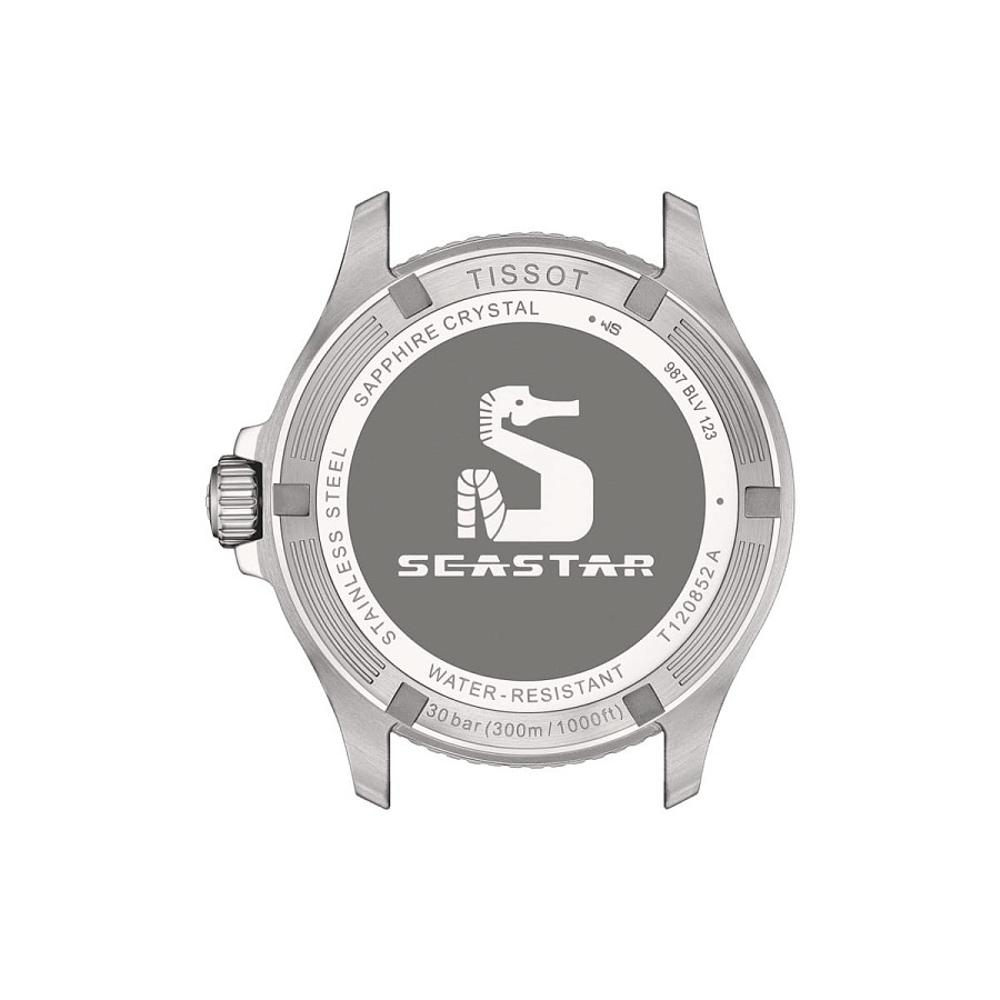 Часы Tissot Seastar 1000 Quartz Gmt T120.852.11.051.00 — мужские, нержавеющая сталь 316l