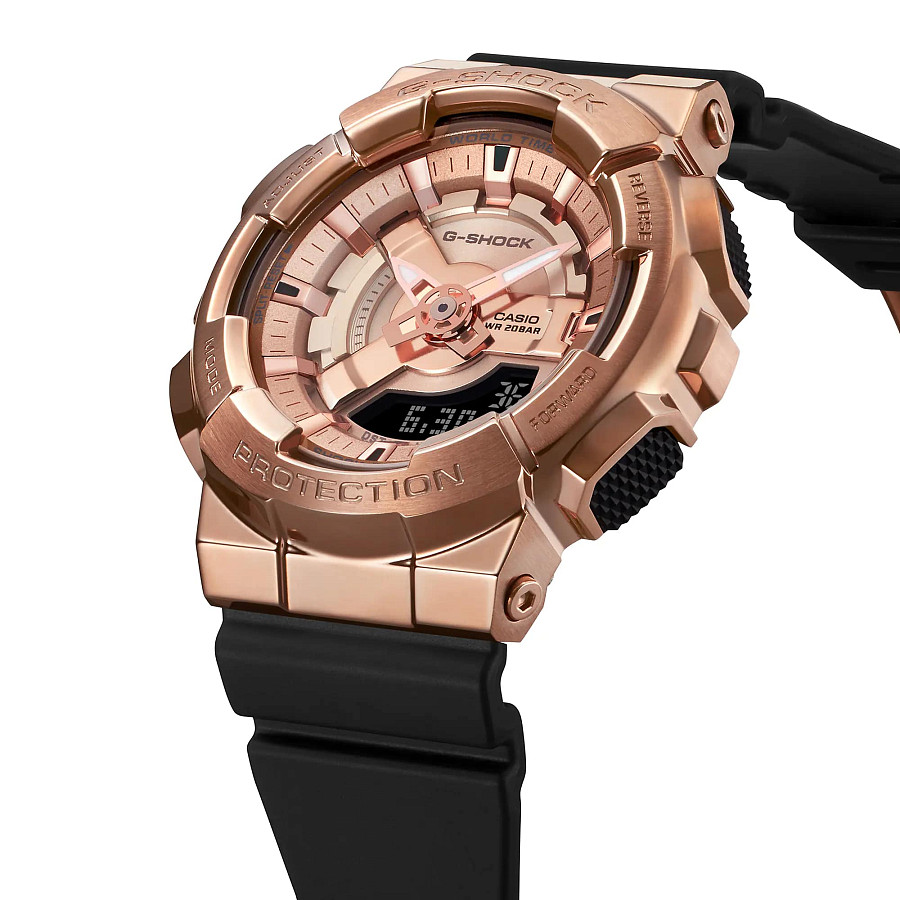 Часы Casio G-Shock GM-S110PG-1ADR (GM-S110PG-1A) — пластик, женские