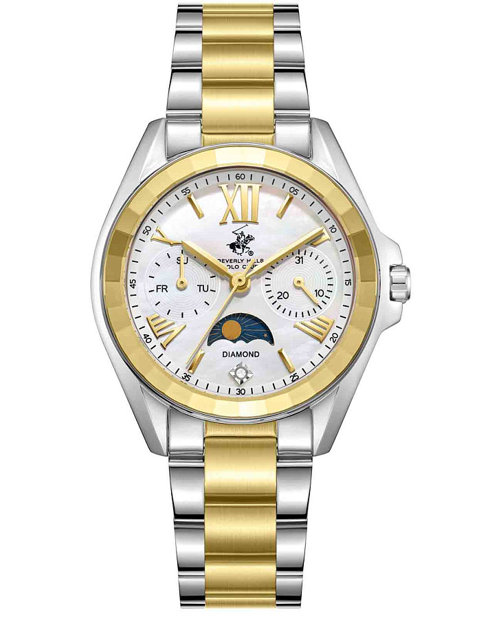 Часы Beverly Hills Polo Club BP3763X.220 — мужские, перламутровый