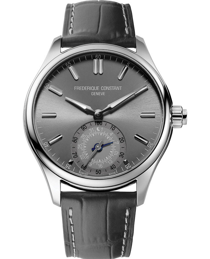 Часы Frederique Constant Smartwatch Gents Сlassics FC-285LGS5B6 — мужские, серый