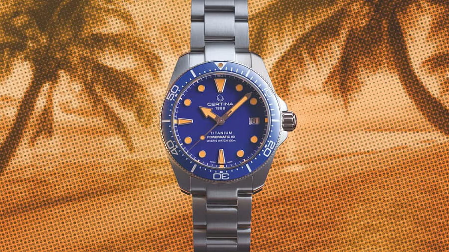 Часы Certina DS Action Diver C048.807.44.041.00 — титан, титановый