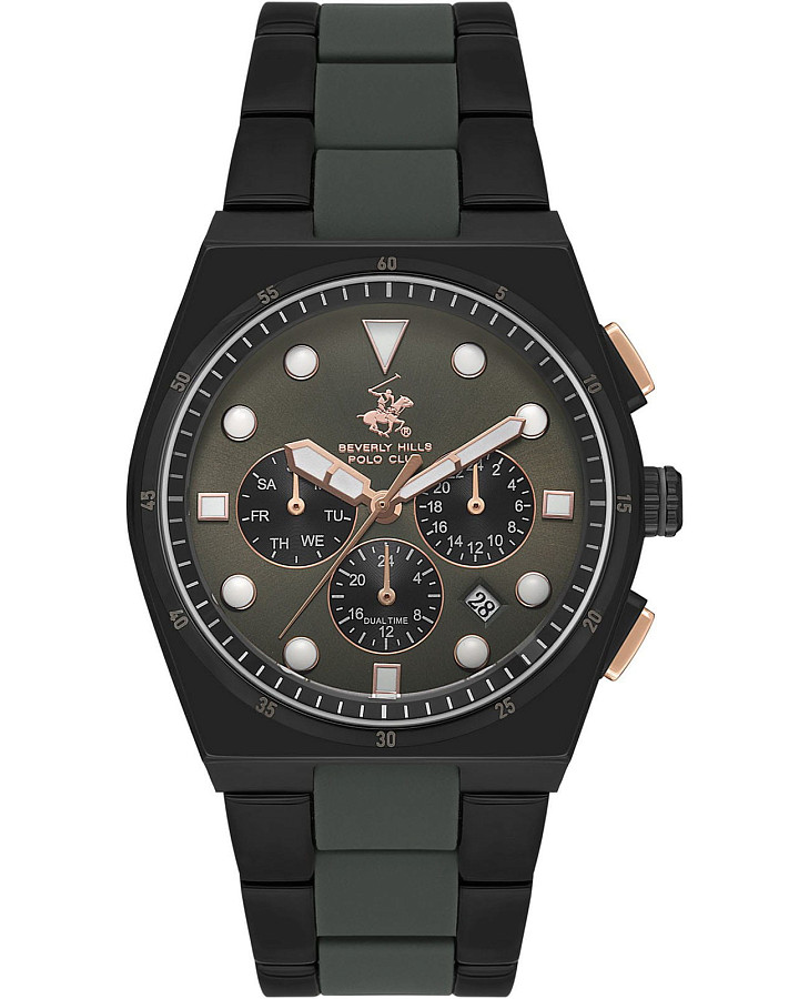 Часы Beverly Hills Polo Club Quartz BP3626X.670 — мужские, желтый