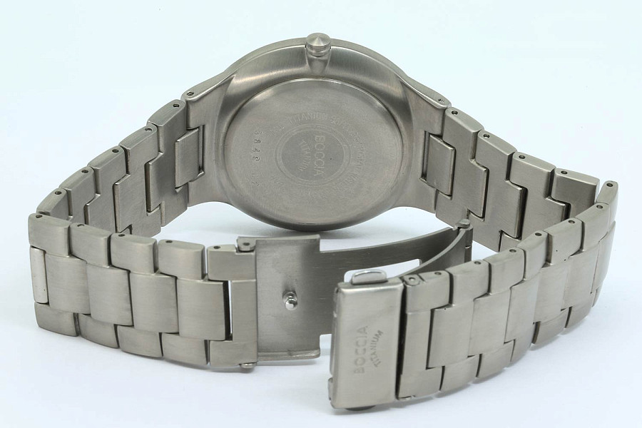 Часы Boccia Titanium 3649-02 — мужские, серебристый