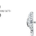 Серьги Karl Lagerfeld Charms KLAYD20, фото 2