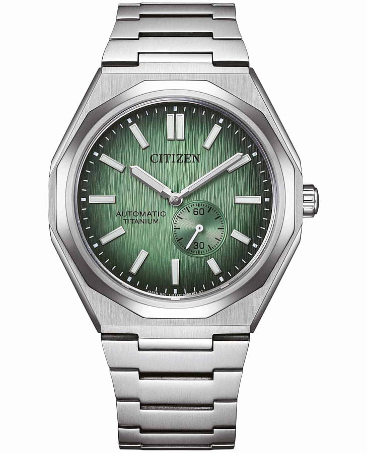 Часы Citizen Zenshin NK5020-58X — мужские, зеленый