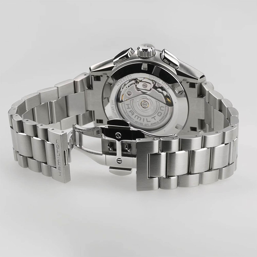 Часы Hamilton Jazzmaster Performer Autochrono 42mm H36606110 — механические, металл