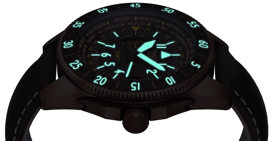 Часы Aviator Airacobra GMT V.1.37.8.306.4 — артикул V.1.37.8.306.4
