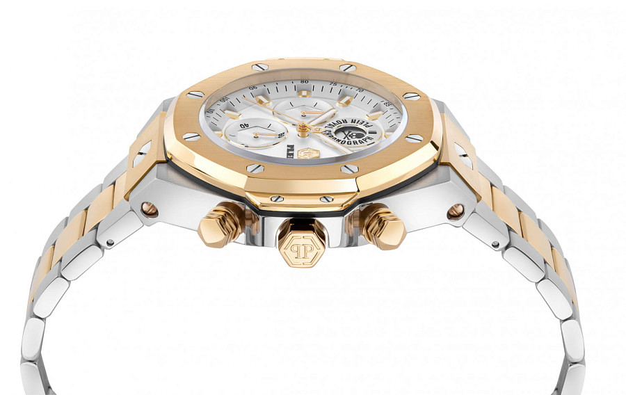 Часы Philipp Plein Plein Chrono Royal PWLFA0525 — нержавеющая сталь с pvd-покрытием, мужские