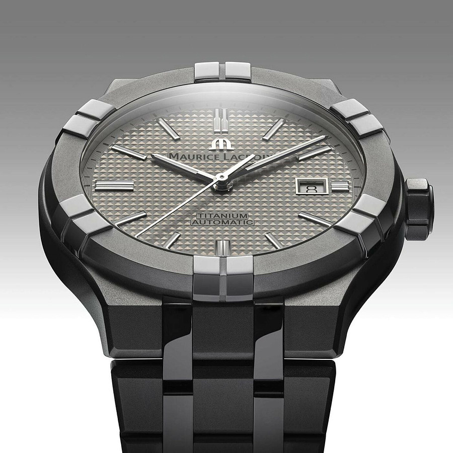 Часы Maurice Lacroix Aikon Automatic Titanium AI6008-TT032-230-1 — титан, Швейцария