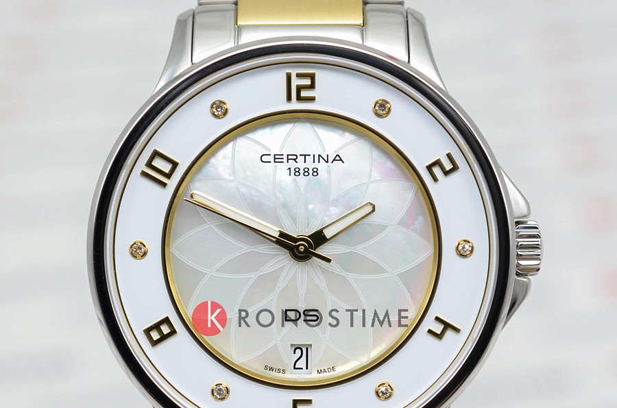 Часы Certina DS-6 Lady C039.251.12.116.00 — металл сталь, Швейцария