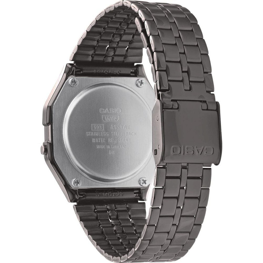 Часы Casio Vintage A158WETB-1A — кварцевые, металл сталь