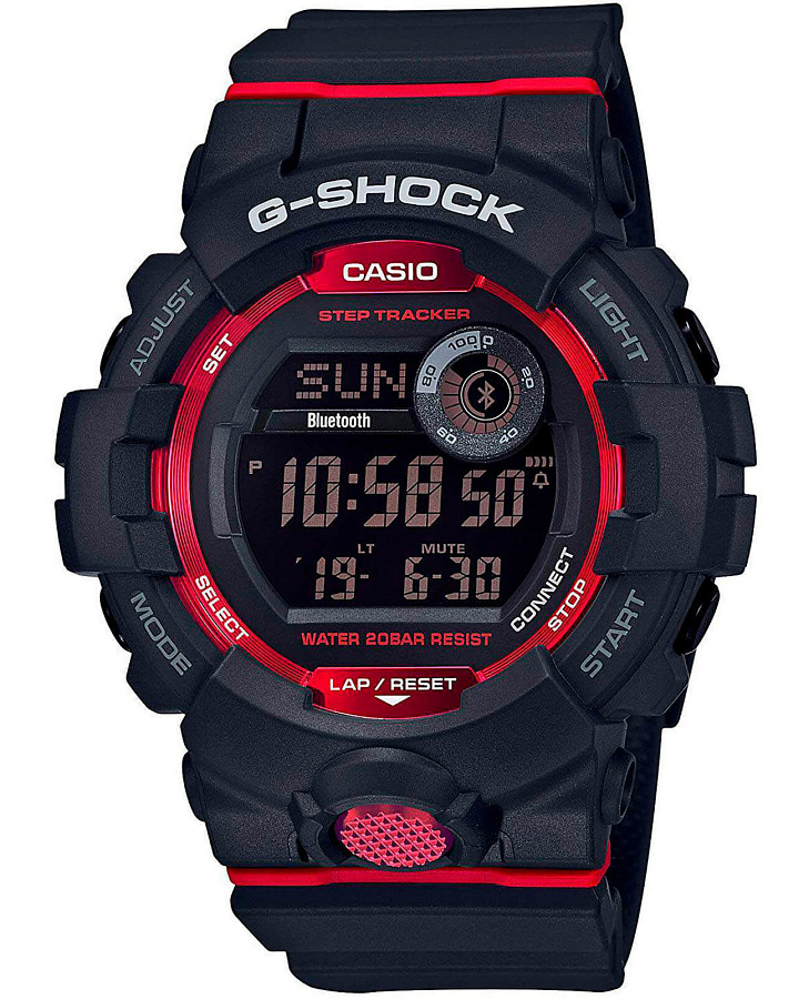 Часы Casio G-Shock GBD-800-1 — мужские, красный