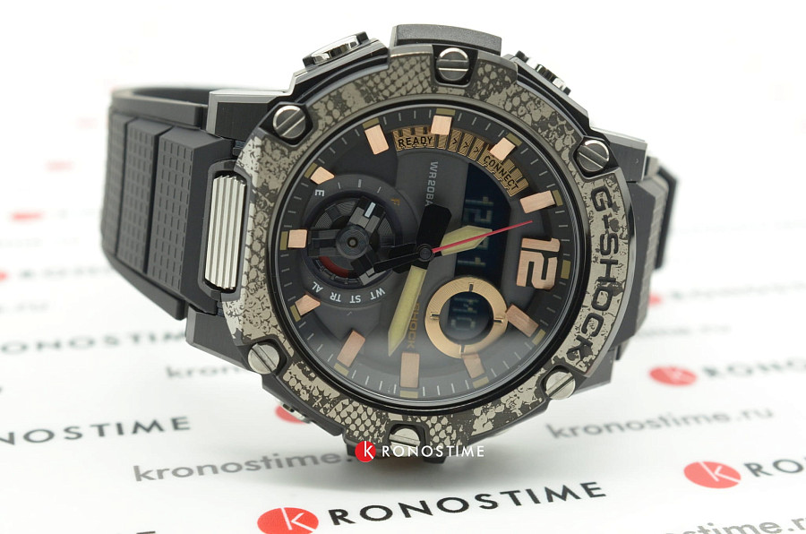 Часы Casio G-Shock GST-B300WLP-1A — пластик, мужские