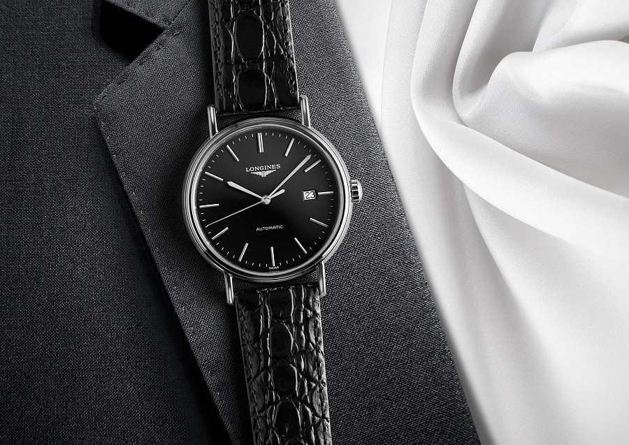 Часы Longines Presence L4.922.4.52.2 — сталь металл, Швейцария