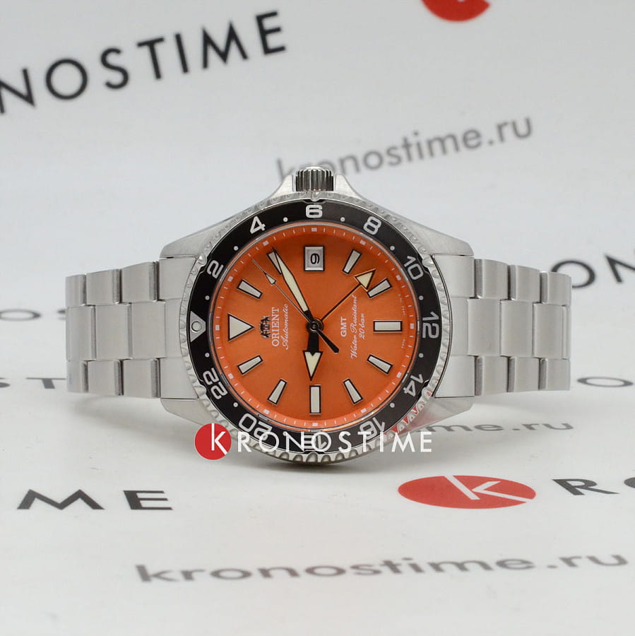 Часы Orient Diving Sport Automatic GMT RA-BC0004Y (RN-BC0004Y) — механические, металл сталь