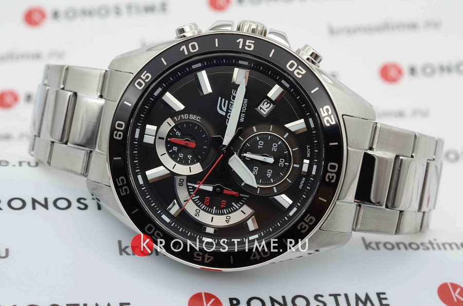 Часы Casio Edifice EFV-550D-1AVUDF (EFV-550D-1A) — нержавеющая сталь, мужские