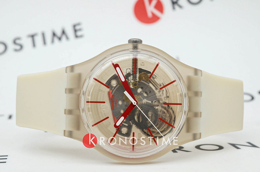 Часы Swatch Revealed In The Sand SO29K119 — кварцевые, пластик