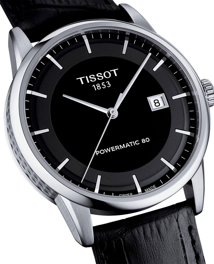 Часы Tissot Luxury Powermatic 80 T086.407.16.051.00 — кожаный, мужские