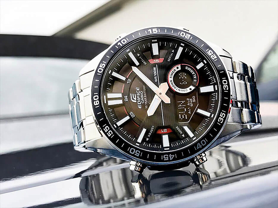 Часы Casio Edifice EFV-C100D-1AVDF (EFV-C100D-1A) — артикул EFV-C100D-1A, мужские