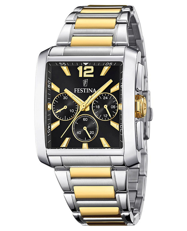 Часы Festina On The Square F20637/4 — мужские, черный
