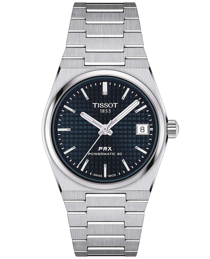 Часы Tissot PRX Powermatic 80 T137.207.11.041.00 — женские, синий
