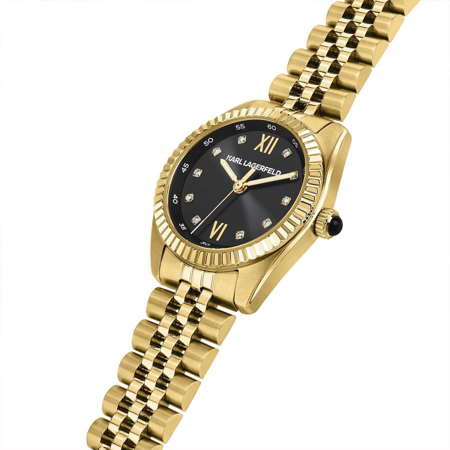 Часы Karl Lagerfeld Timeless Code Mini R0553109502 — кварцевые, металл сталь